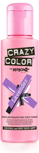 Краска для волос, лавандовый / Crazy Color Lavender 100 мл