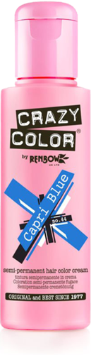 Краска для волос, сине-голубой / Crazy Color Capri Blue 100 мл