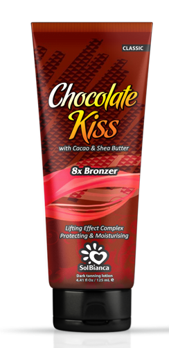 Крем с маслом какао, маслом ши и бронзаторами для загара в солярии / Chocolate Kiss 125 мл