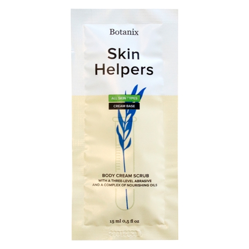 Крем-скраб для тела с трехуровневым абразивом и комплексом питательных масел / Botanix Skin Helpers