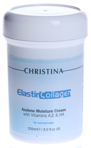 Крем увлажняющий азуленовый с коллагеном и эластином для нормальной кожи / Elastin Collagen 250 мл