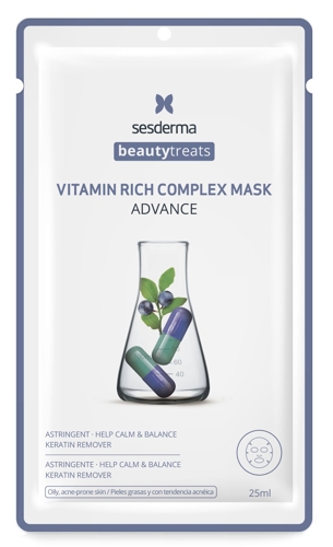 Маска для сияния кожи / BEAUTY TREATS Vitamin rich complex mask 25 мл