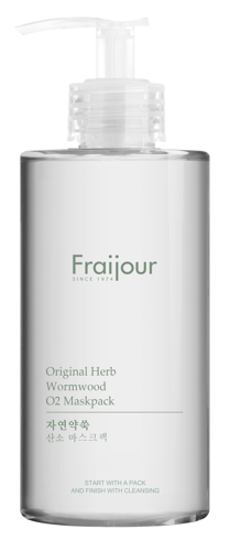 Маска кислородная для лица / Fraijour Original herb wormwood O2 Maskpack 300 мл