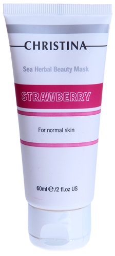Маска красоты клубничная для нормальной кожи / Sea Herbal Beauty Mask Strawberry 60 мл