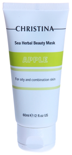 Маска красоты яблочная для жирной и комбинированной кожи / Sea Herbal Beauty Mask Green Apple 60 мл
