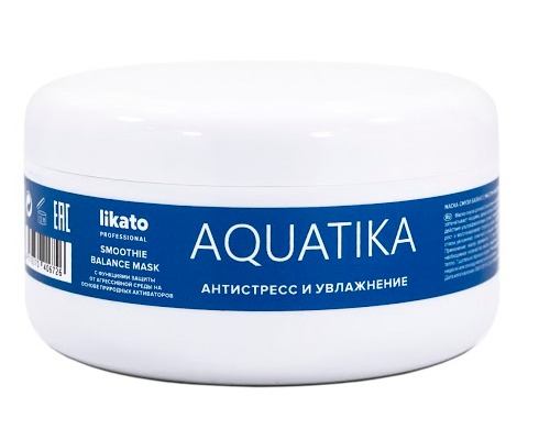 Маска-смузи для восстановления ослабленных и ломких волос / AQUATIKA 250 мл