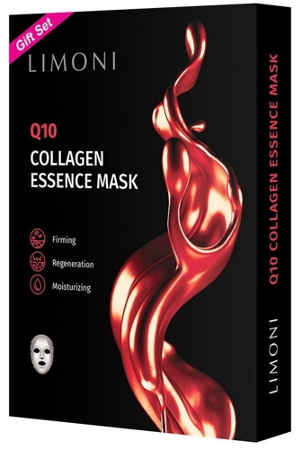 Маска тканевая антивозрастная с коэнзимом Q10 и коллагеном для лица / Q10 Collagen Essence Mask Set