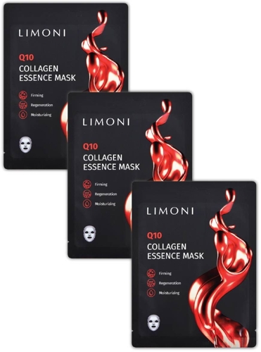 Маска тканевая антивозрастная с коэнзимом Q10 и коллагеном для лица / Q10 Collagen Essence Mask Set
