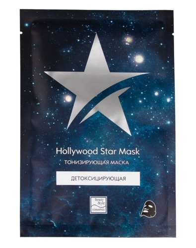 Маска тканевая детоксицирующая тонизирующая / Hollywood Star Mask 30 г