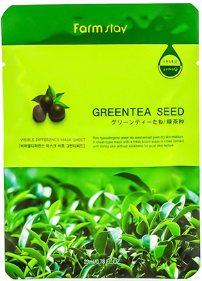 Маска тканевая с экстрактом семян зеленого чая для лица / VISIBLE DIFFERENCE MASK 23 мл
