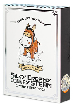 Маска тканевая с паровым кремом на основе ослиного молока / Silky Creamy Donkey Steam Cream 10 шт