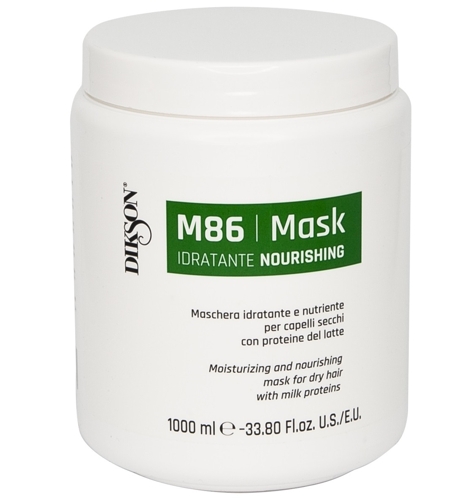 Маска увлажняющая и питательная с протеинами молока для сухих волос / MASK NOURISHING M86 1000 мл