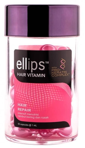 Масло для восстановления, блеска, питания и увлажнения волос, розовые капсулы / Pro Keratin Complex