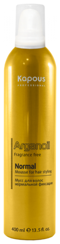 Мусс нормальной фиксации, с маслом арганы / Arganoil 400 мл