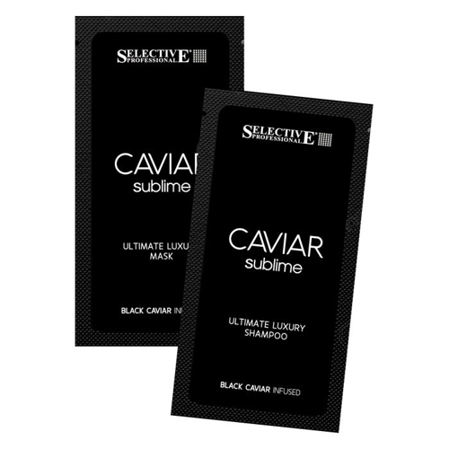 Набор для волос (шампунь 10 мл + маска 10 мл) CAVIAR SUBLIME