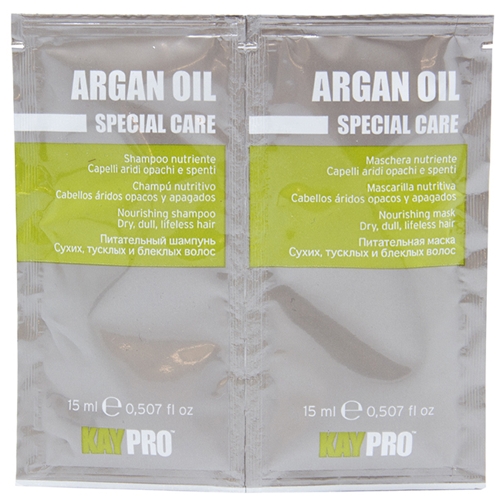 Набор для волос (шампунь 15 мл + маска питательная 15 мл) Argan Oil