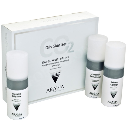 Набор карбокситерапии для жирной кожи лица / CO2 Oily Skin Set 3*150 мл