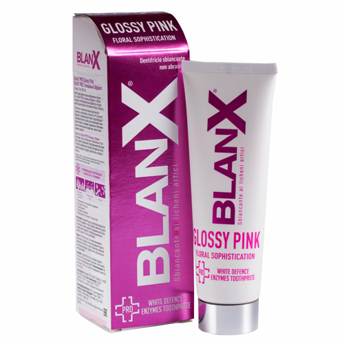 Паста зубная Глянцевый эффект / BlanX Pro Glossy Pink 75 мл