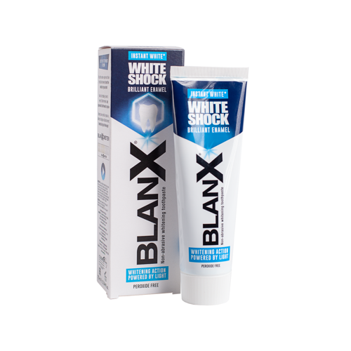 Паста зубная Мгновенное отбеливание зубов / BlanX White Shock Instant White 75 мл