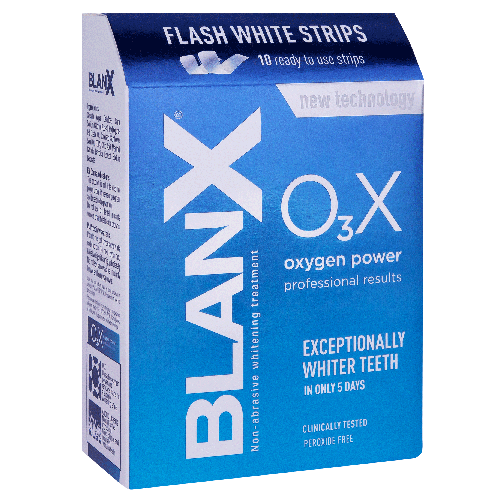 Полоски O3X Сила кислорода / BlanX O3X Flash White Strips 10 шт