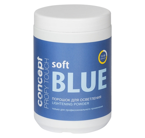 Порошок для деликатного осветления волос / PROFY TOUCH Soft Blue Lightening Powder 500 г