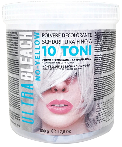 Пудра 10 тонов обесцвечивания с антижелтым эффектом / ULTRABLEACH NO-YELLOW BLEACHING POWDER 500 г