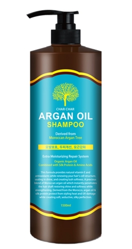 Шампунь аргановый для волос / Char Char Argan Oil Shampoo 1500 мл
