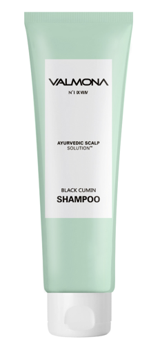 Шампунь для волос Аюрведа / VALMONA Ayurvedic Scalp Solution Black Cumin Shampoo 100 мл