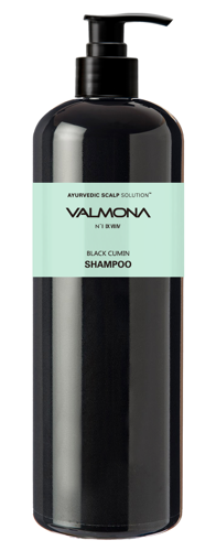 Шампунь для волос Аюрведа / VALMONA Ayurvedic Scalp Solution Black Cumin Shampoo 480 мл