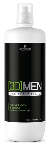 Шампунь для волос и тела, для мужчин / ВС [3D]MEN 1000 мл