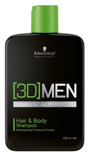 Шампунь для волос и тела, для мужчин / ВС [3D]MEN 250 мл