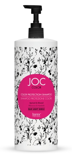 Шампунь для волос Стойкость цвета, абрикос и миндаль / JOC COLOR 1000 мл