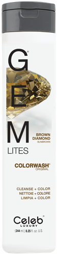 Шампунь для яркости цвета, коньячный бриллиант / Gem Lites Shampoo Brown Diamond 244 мл