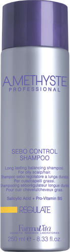 Шампунь для жирной кожи головы / Amethyste regulate sebo controll shampoo 250 мл