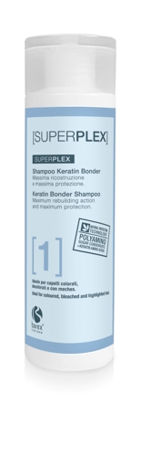 Шампунь кератин бондер / Shampoo Keratin Bonder SUPERPLEX 250 мл
