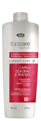 Шампунь оживляющий для окрашенных волос / Top Care Repair Chroma Care Revitalizing Shampoo 1000 мл