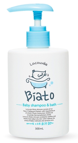 Шампунь-пенка детский для купания 2 в 1 / Biato Baby shampoo & bath 300 мл