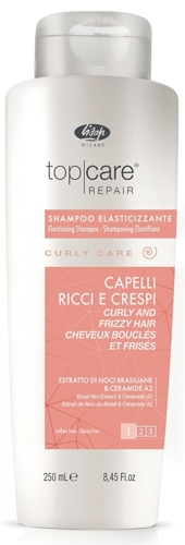 Шампунь разглаживающий для вьющихся и непослушных волос / Тор Care Repair Elasticising Shampoo Curl