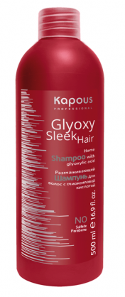 Шампунь разглаживающий с глиоксиловой кислотой / GlyoxySleek Hair 500 мл
