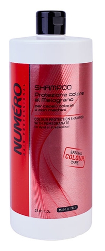 Шампунь с экстрактом граната для защиты цвета окрашенных и мелированных волос / Numero 1000 мл