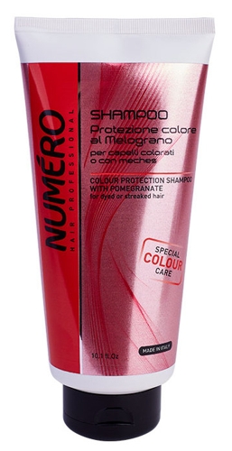 Шампунь с экстрактом граната для защиты цвета окрашенных и мелированных волос / Numero 300 мл