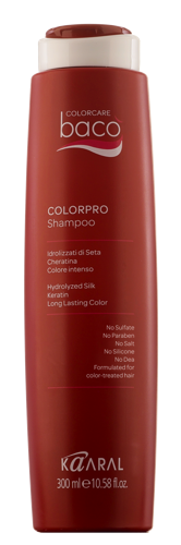 Шампунь с гидролизатами шелка и кератином / Colorpro Shampoo 300 мл