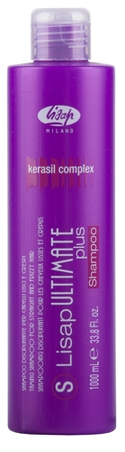 Шампунь с разглаживающим действием для гладких или вьющихся волос / S-LISAP ULTIMATE PLUS 1000 мл