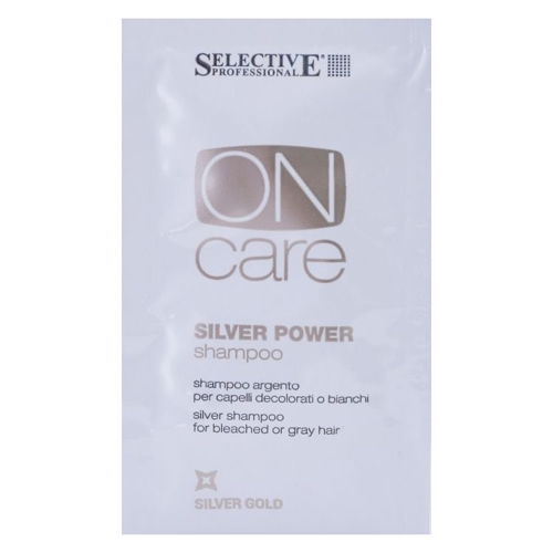 Шампунь серебрянный для обесцвеченных или седых волос / On Care Color Care 10 мл