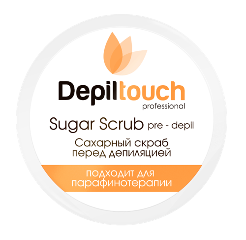 Скраб сахарный с натуральным медом перед депиляцией / Depiltouch professional 250 мл
