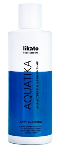 Софт-шампунь с алоэ для волос / AQUATIKA 250 мл
