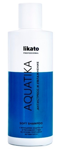 Софт-шампунь с коноплей для волос / AQUATIKA 250 мл