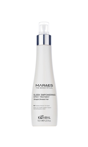 Спрей восстанавливающий несмываемый для прямых поврежденных волос / Sleek Empowering Shampoo MARAES