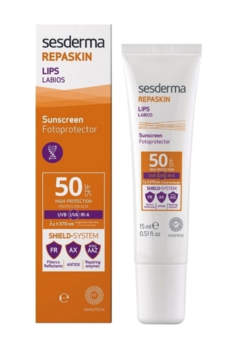 Средство солнцезащитное для губ СЗФ 50 / REPASKIN Lips SPF 50 15 мл