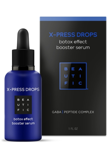 Сыворотка-бустер с эффектом ботокса для лица с матрикинами и GABA / X-press Drops 30 мл